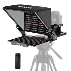 neewer  x14 iii  aluminum alloy teleprompter with 501pl quick shoe plate _ black